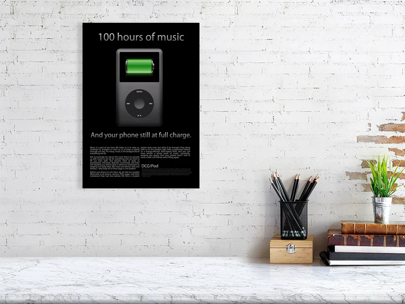 100 Hours of Music - A3/ A2 Wall Poster - Image 3