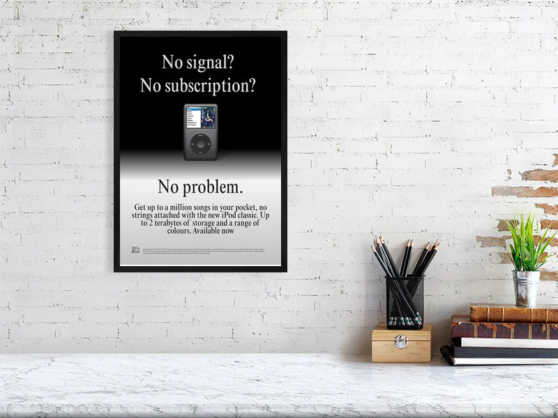 No Signal? A3 / A2 Wall Poster - Image 4